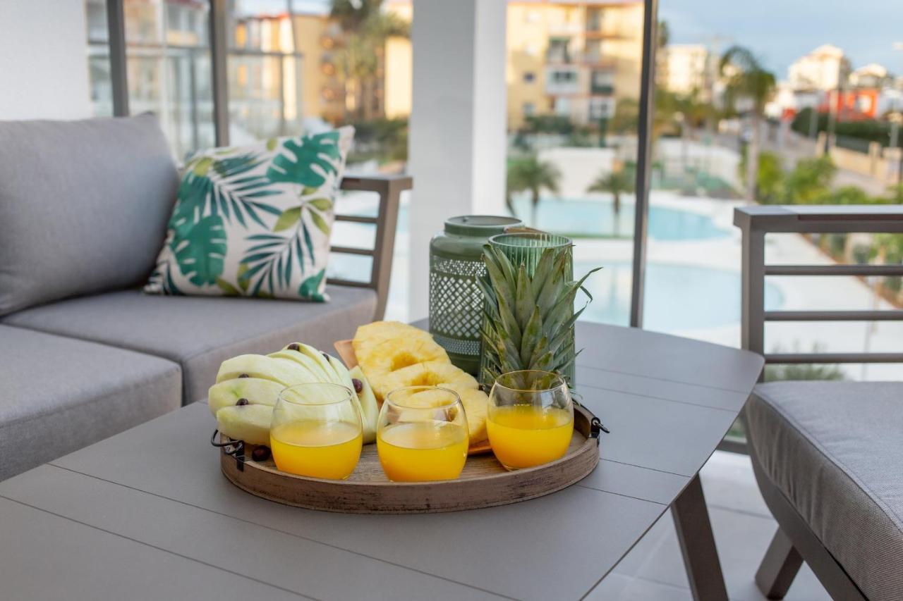 Sunny Apartment In Denia With Outdoor Swimming Pool And Garage Parking Place Included, 300M From The Sandy Beach Eksteriør billede